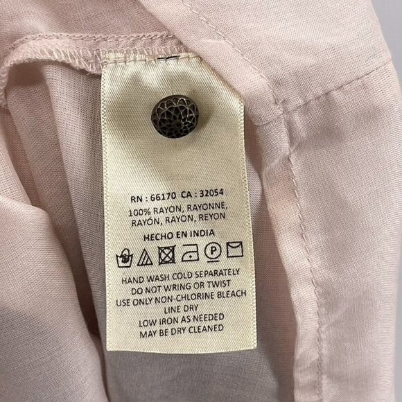 Akemi + Kin Anthro Sz US 0 Multicolor Murol Flutter Faux Wrap Chiffon Maxi Dress - Picture 11 of 11